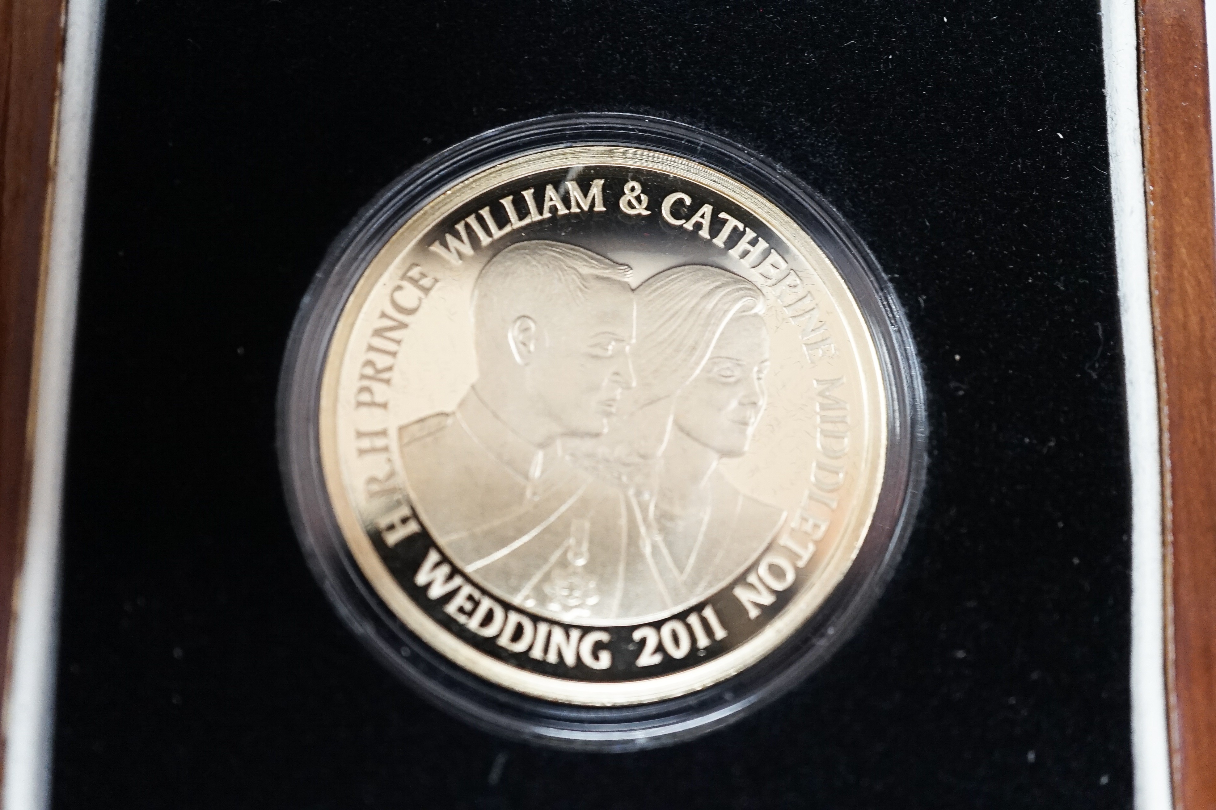 Four London mint silver coins - £5 2008, 2009, 2010 piedfort crown, William & Catherine silver coin 2011, together with two Victorian silver sixpences, cased with certificates (5)